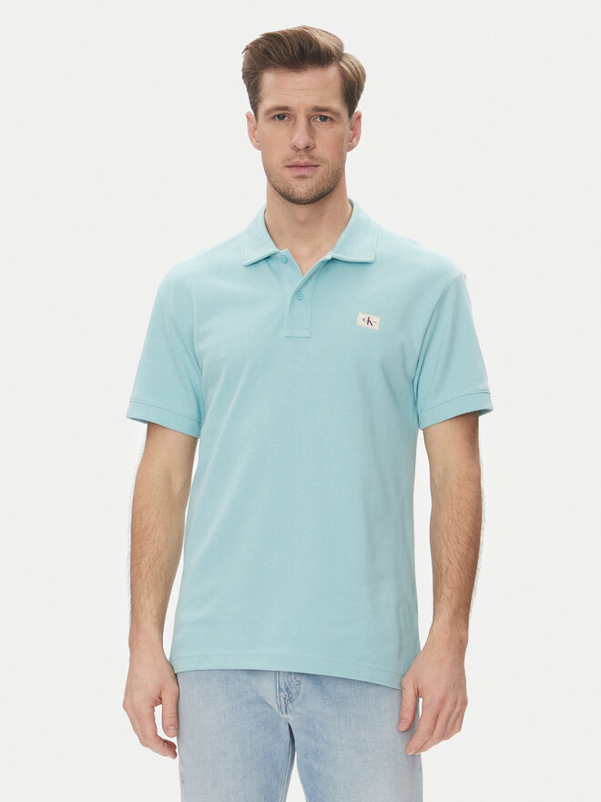 Calvin Klein Jeans Calvin Klein Jeans Поло J30J327040 Блакитний Regular Fit