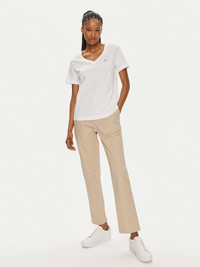 Gant Gant Póló Shield 4200750 Fehér Regular Fit