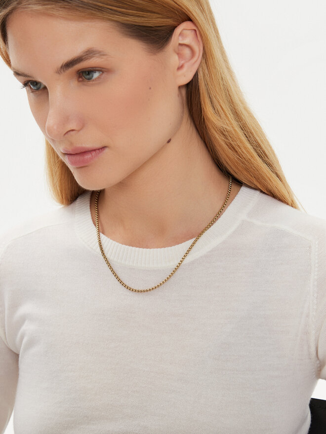 Fossil Колие Fossil JF04504710 Златист