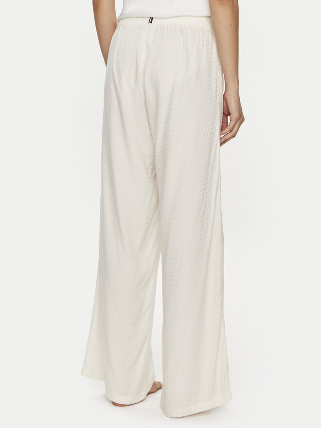 Tommy Hilfiger Tommy Hilfiger Pantalones de pijama UW0UW05230 Écru Relaxed Fit