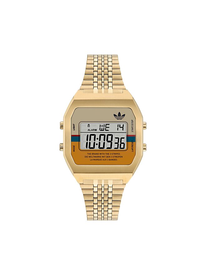 adidas Ρολόι adidas Originals Street Digital Two AOST23555 Χρυσό