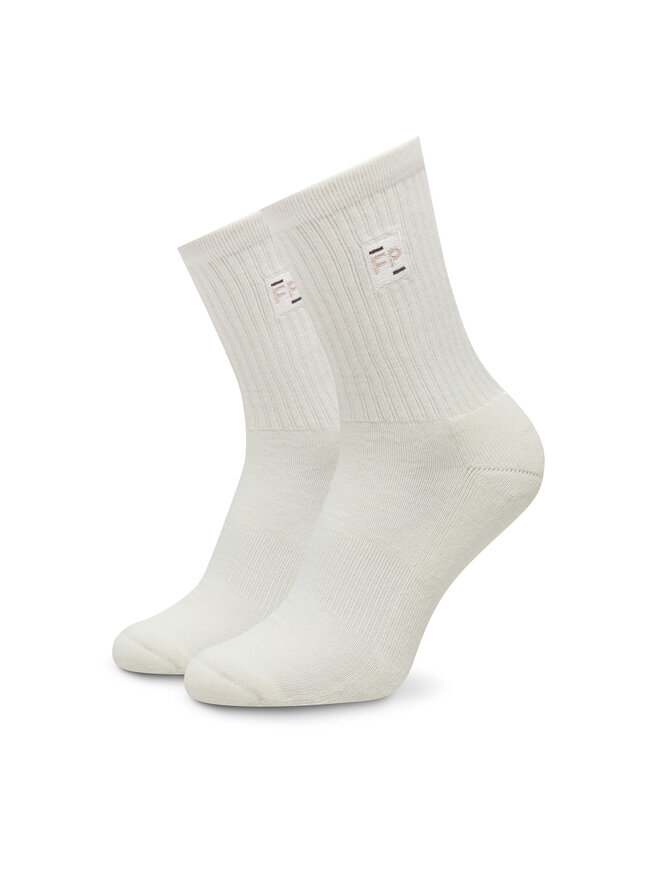 Filling Pieces Κάλτσες Ψηλές Ανδρικές Filling Pieces Patch 68513711901 Λευκό