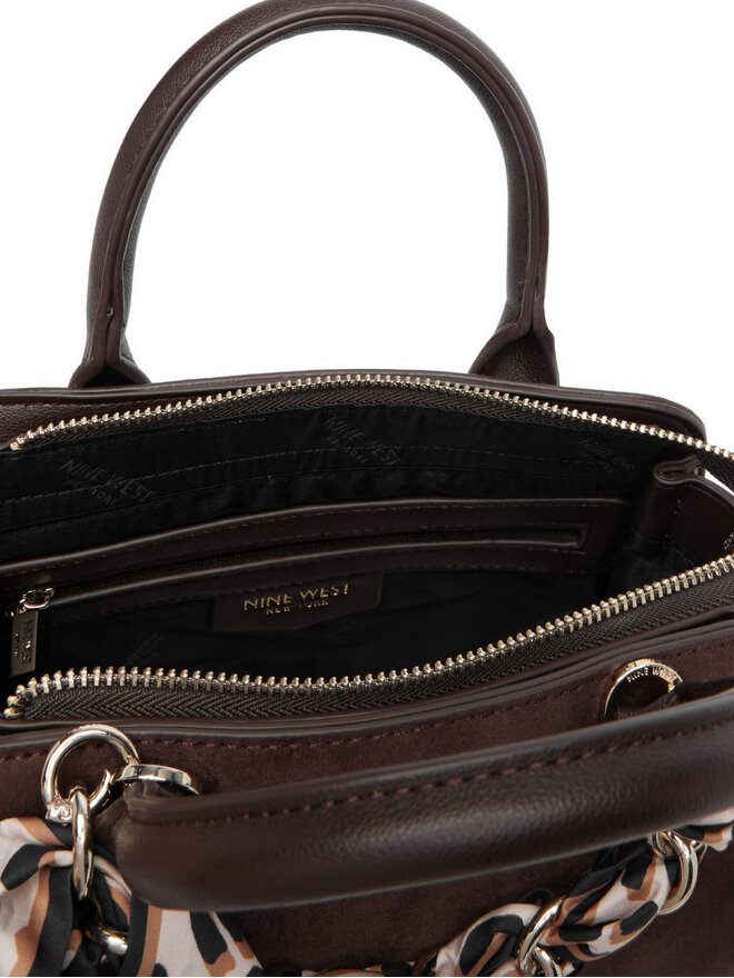 Nine West Handtasche Nine West CEO-HELLESA-LDA9464 Dunkelbraun