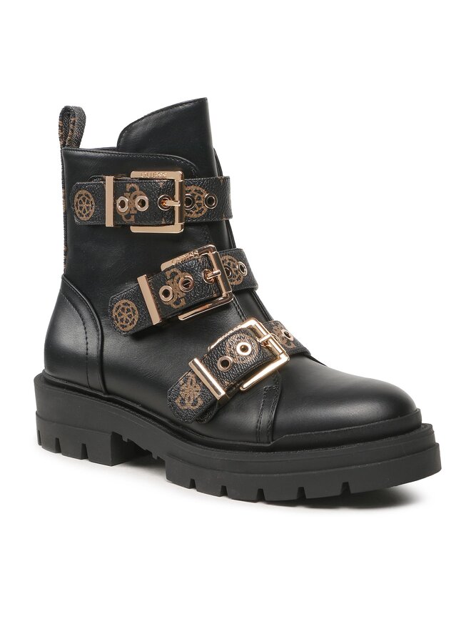 Guess Botine Guess FL7O2B LEA10 Negru