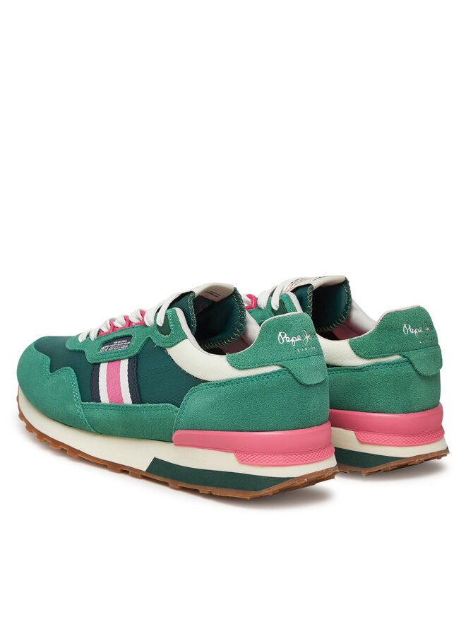 Pepe Jeans Sneakersy Pepe Jeans Kingston Heritage W PLS40033 Zielony