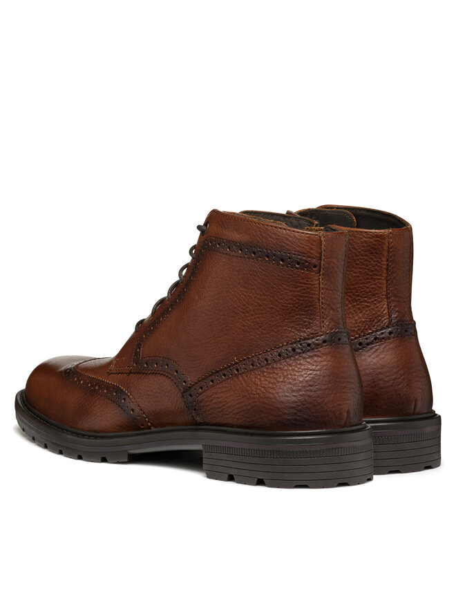 Geox Kotníková obuv Geox U Walk Pleasure C U46HAB 00064 C6002 Hnědá