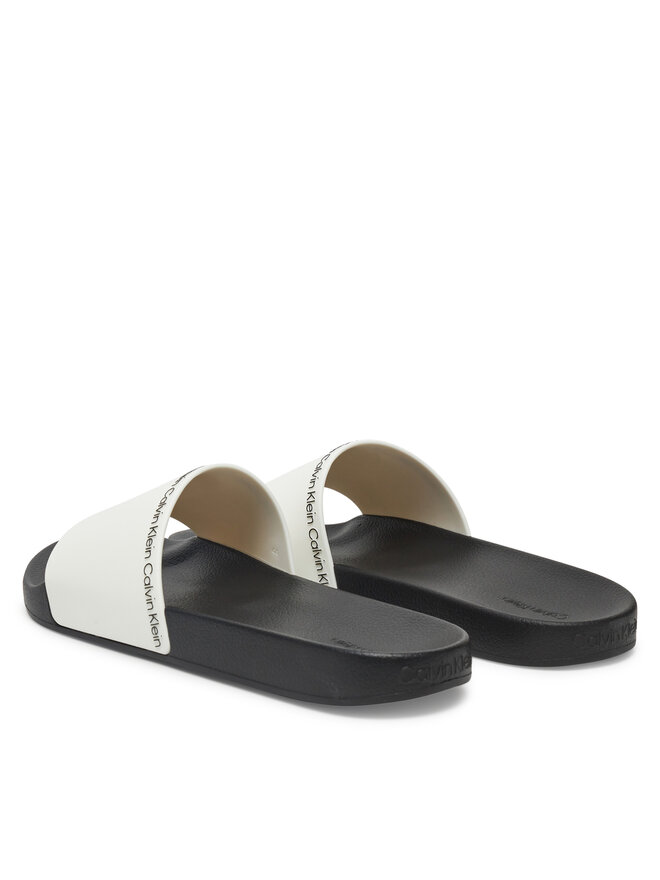 Calvin Klein Nazouváky Calvin Klein Pool Slide Rubber HM0HM00981 Bílá