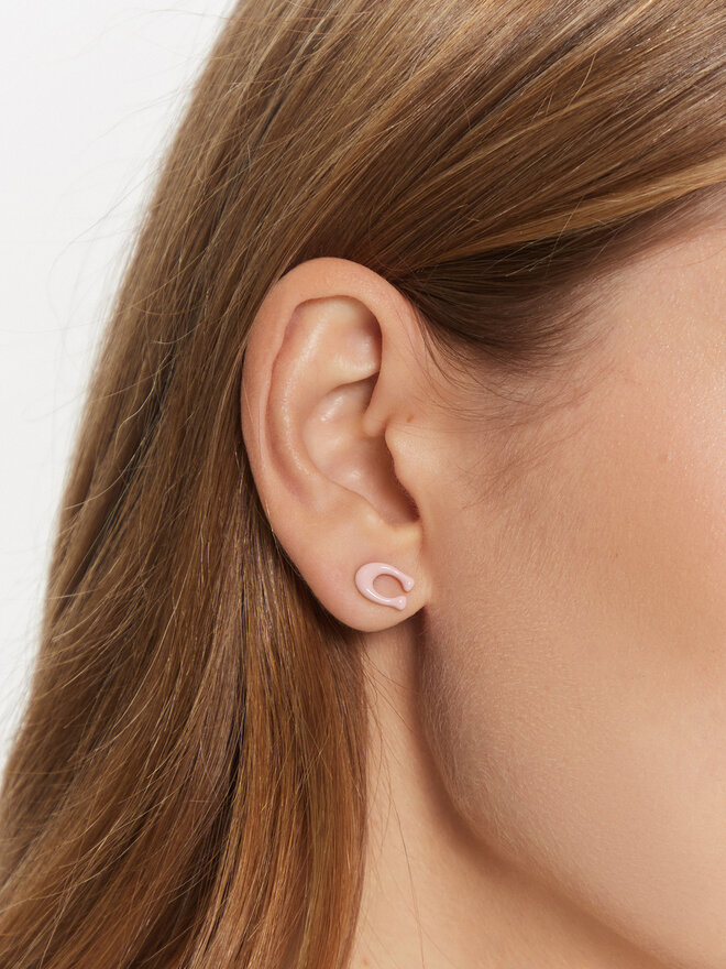 Coach Pendientes Coach 37506222 Rosa