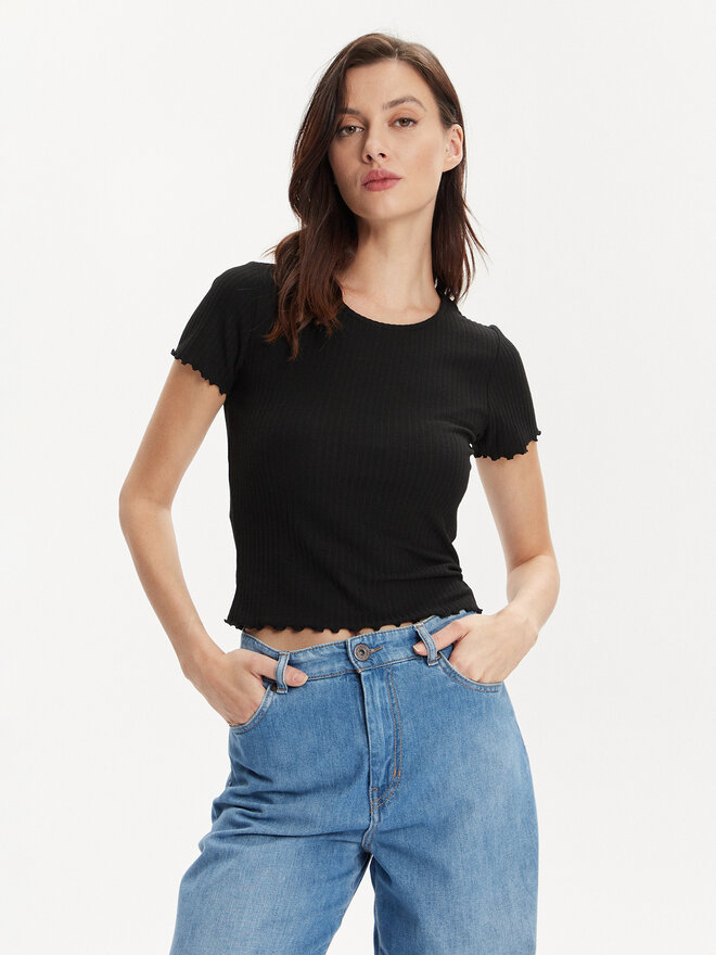 ONLY ONLY T-Shirt Emma 15201206 Μαύρο Regular Fit