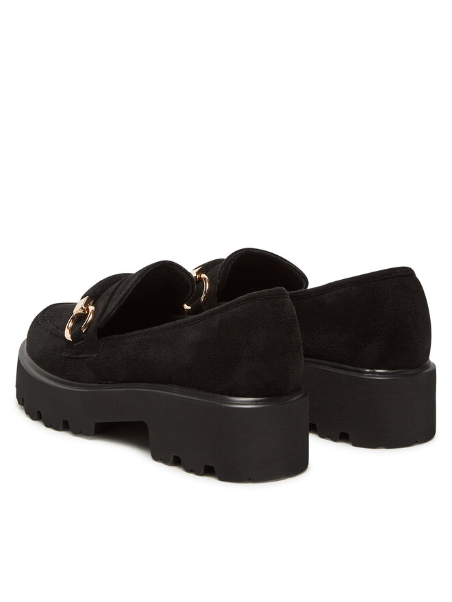 DeeZee Loafersy DeeZee LE601-4 Czarny