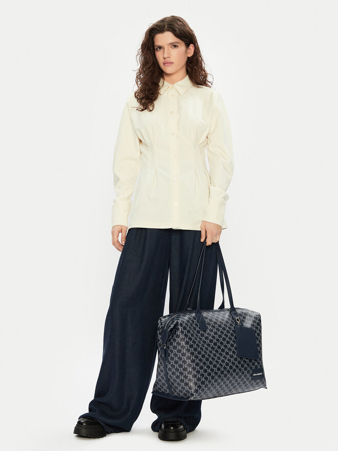 KARL LAGERFELD Дамска чанта KARL LAGERFELD A1W30182 Тъмносин