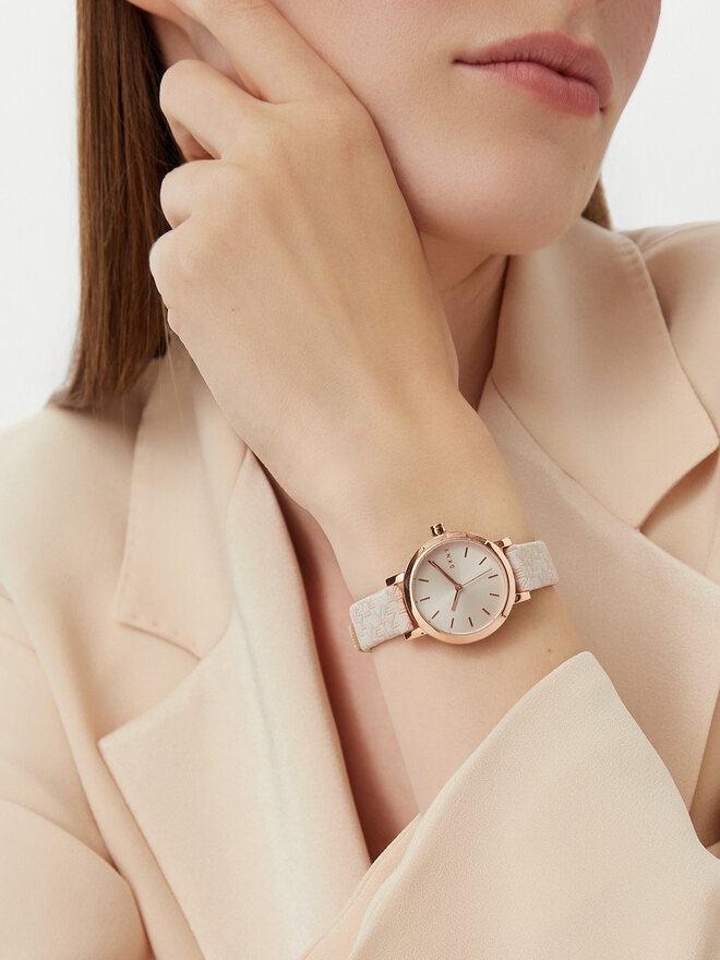 DKNY Uhr DKNY Soho Gift Set NY6605SET Rosa