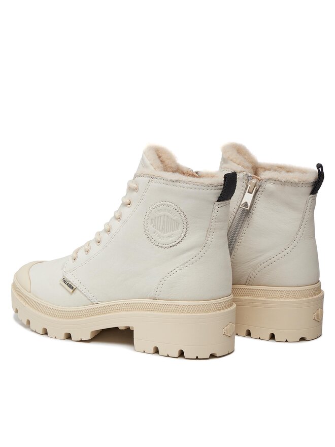 Palladium Schnürstiefeletten Palladium Pallabase Nbk Zip Wl 98867-197-M Weiß
