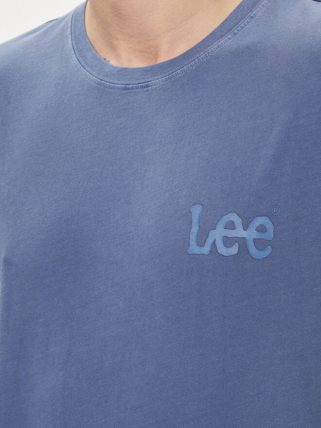 Lee Lee Футболка Wobbly 112349080 Голубий Regular Fit