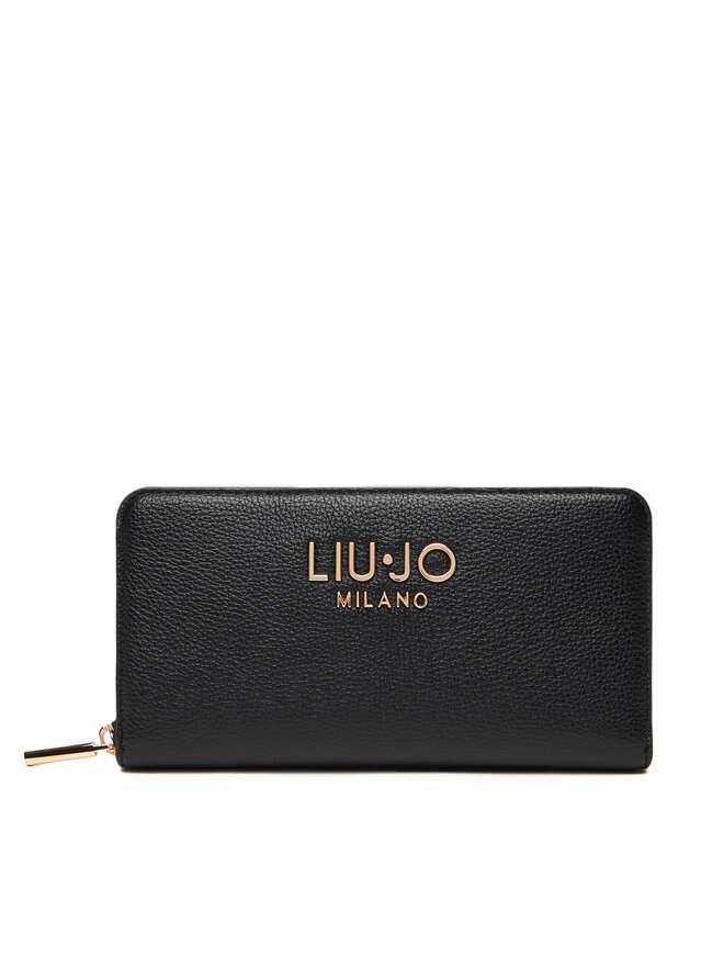 Liu Jo Великий жіночий гаманець Liu Jo Ecs Xl Zip Around AF5170 E0058 Чорний