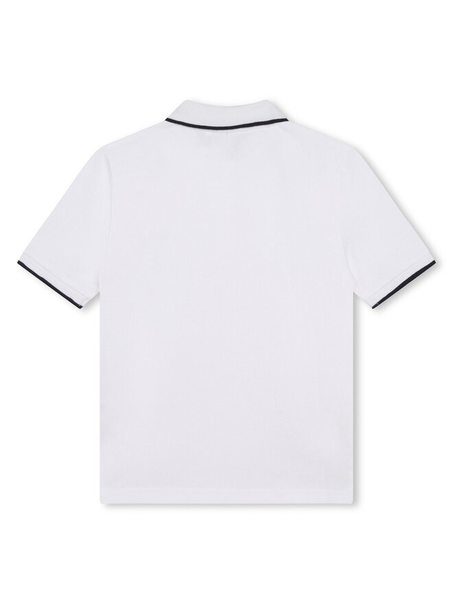 BOSS Boss Поло J25P26 D Білий Regular Fit