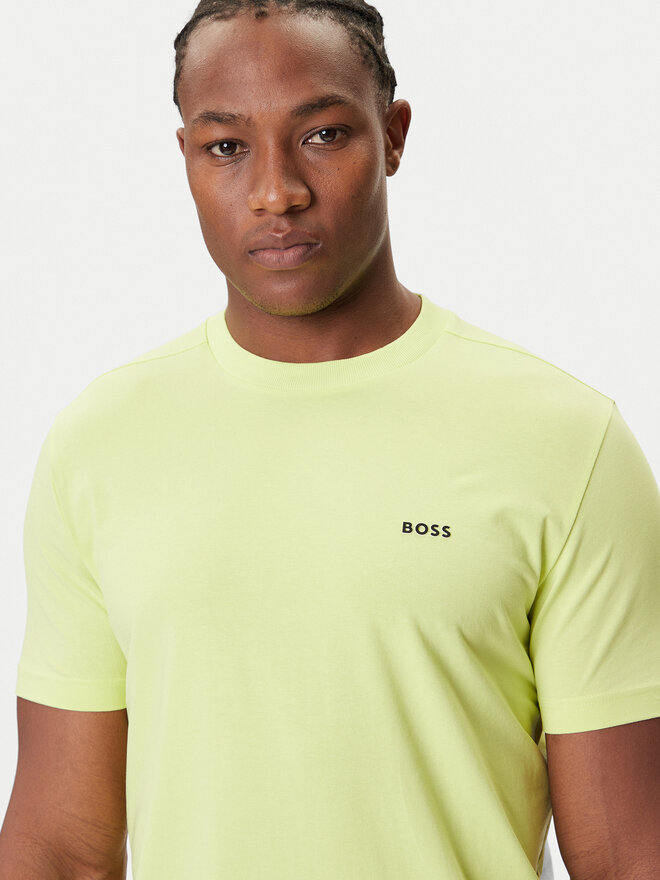 BOSS BOSS Camiseta 50506373 Verde Regular Fit