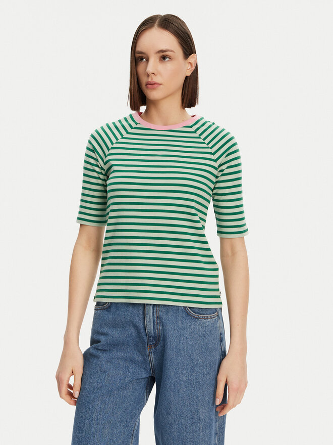 Tom Tailor Denim Tom Tailor Denim Camiseta 1045410 Verde Regular Fit