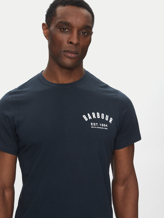 Barbour Barbour Marškinėliai Preppy MTS0502NY31 Tamsiai mėlyna Tailored Fit