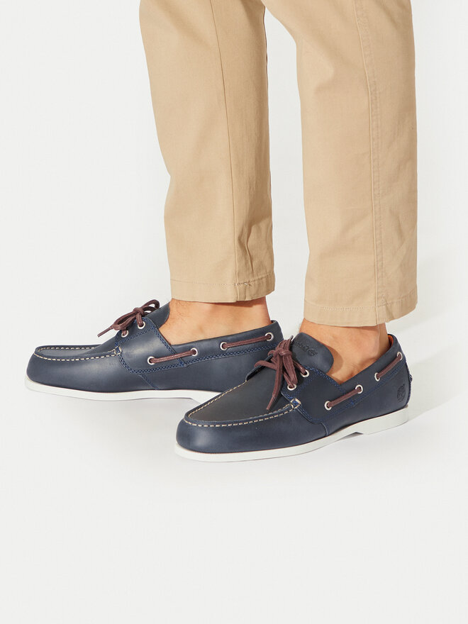 Timberland Mokasyny Timberland Cedar Bay TB0A28BM0191 Granatowy