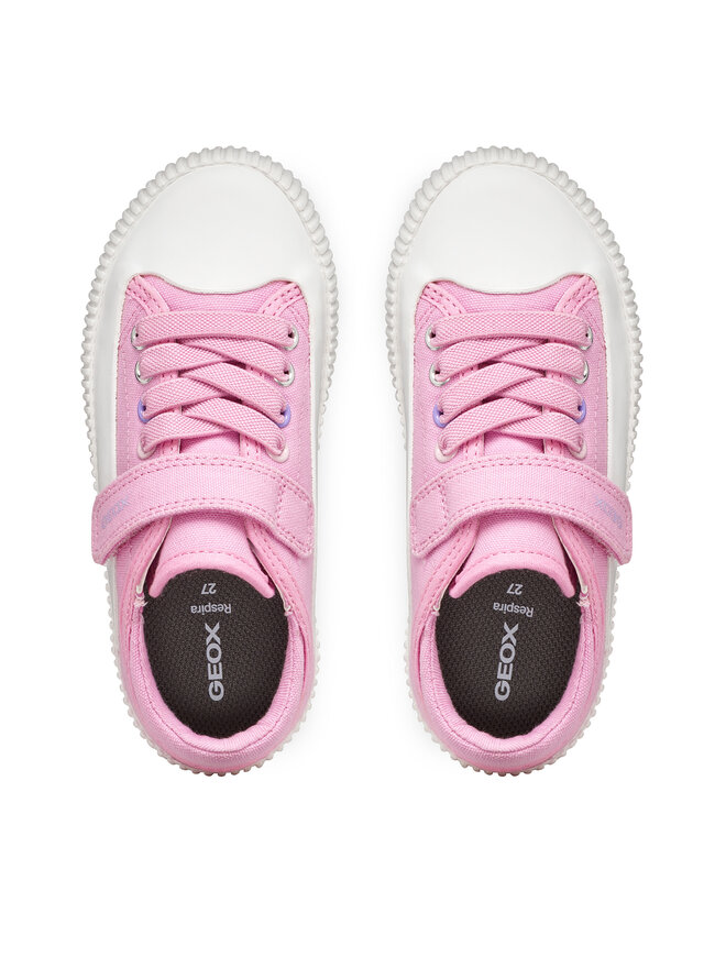 Geox Sneakers aus Stoff Geox J Tippeste Girl J65N3A 00010 C8006 S Rosa