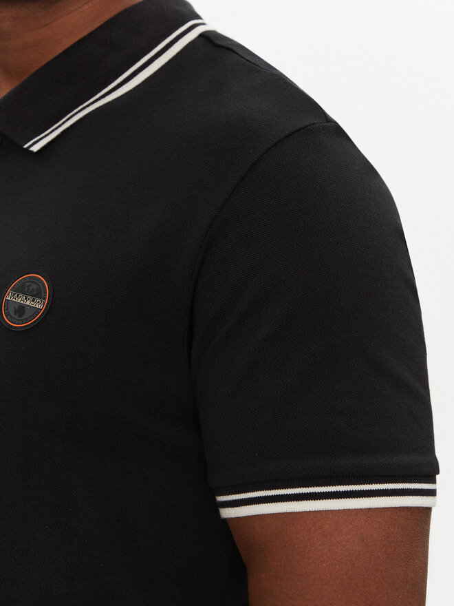 Napapijri Napapijri Polo E-Macas NP0A4ID59411 Μαύρο Regular Fit