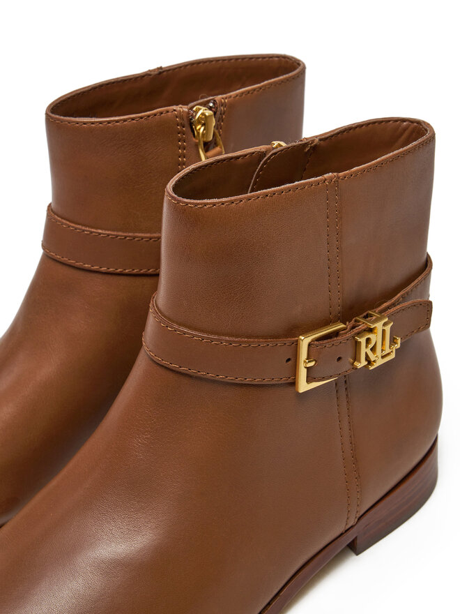 LAUREN RALPH LAUREN Členková obuv Lauren Ralph Lauren 802946807002 Hnedá