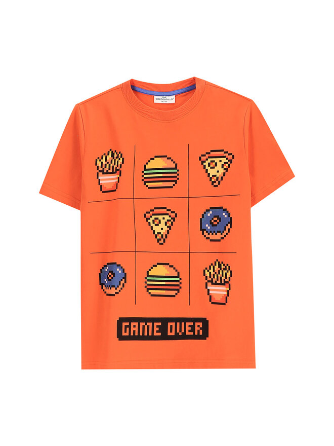 Coccodrillo Coccodrillo Camiseta WC5143204VBD Naranja Regular Fit