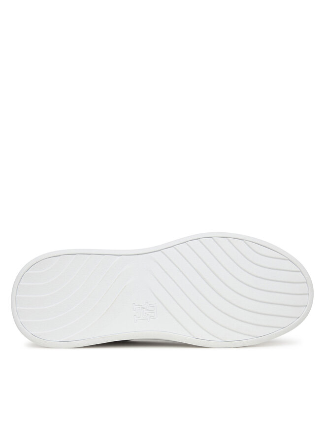 Tommy Hilfiger Sneakersy Tommy Hilfiger Chic Platform Gold FW0FW08817 Biały