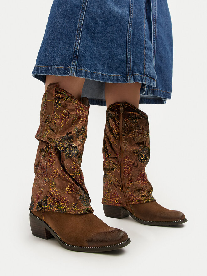 Laura Vita Cowboystiefel Laura Vita Ercwinao 22 Braun