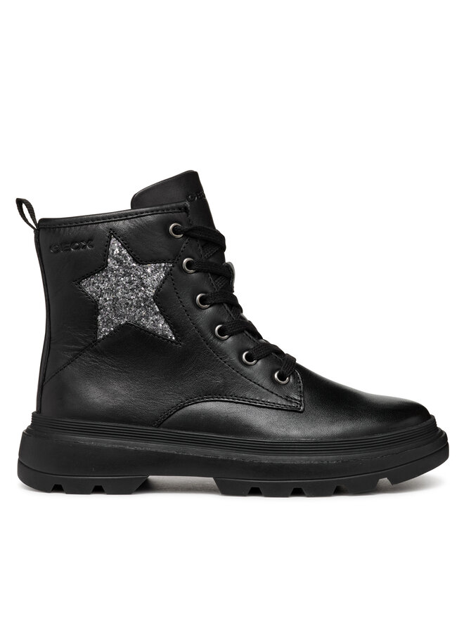 Geox Ботуши Geox J Kiddartah Girl J46MGA 085EW C9244 S Черен