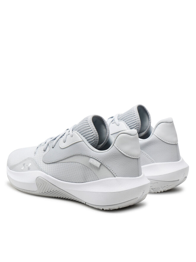 Under Armour Basketbalové boty Under Armour Ua Lockdown 7 Low 3027646-101 Šedá
