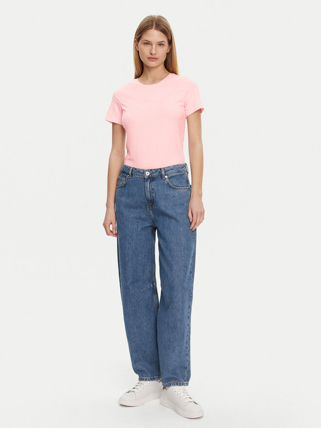 Guess Guess T-Shirt O5GI02 KBBU1 Ροζ Regular Fit