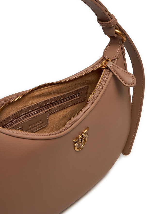 PINKO Torebka PINKO Half Moon Mini Fl . AI 24-25 PLTT 102790 A0F1 Brązowy