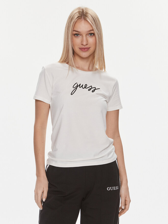 Guess Guess Camiseta Carrie O4RM09 KBBU1 Blanco Regular Fit