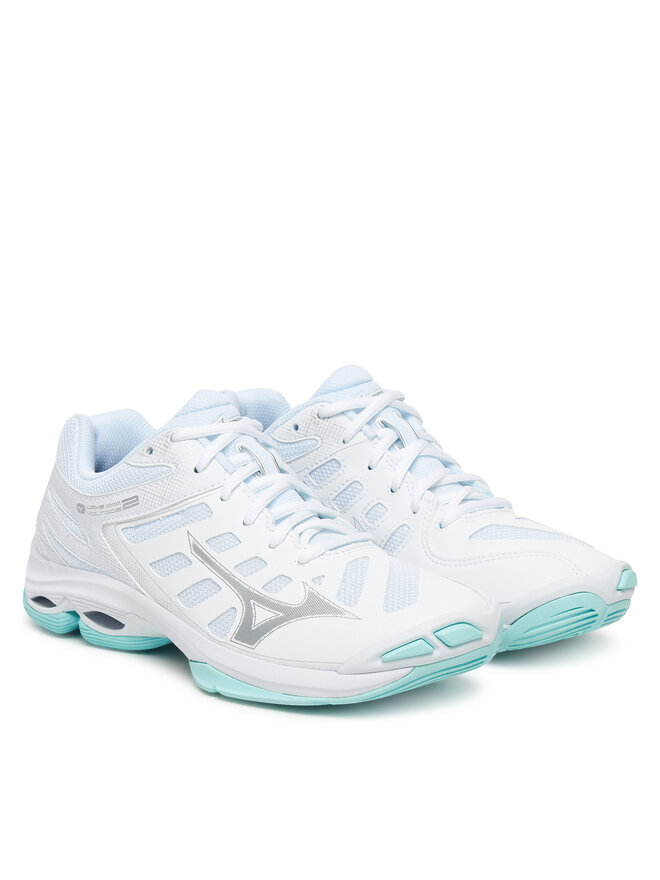 Mizuno Παπούτσια Σάλας Mizuno Wave Voltage 2 V1GC2460 Λευκό