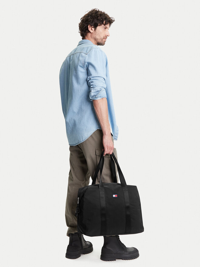 Tommy Jeans Taška Tommy Jeans Tjm Urban Duffle AM0AM13399 Čierna