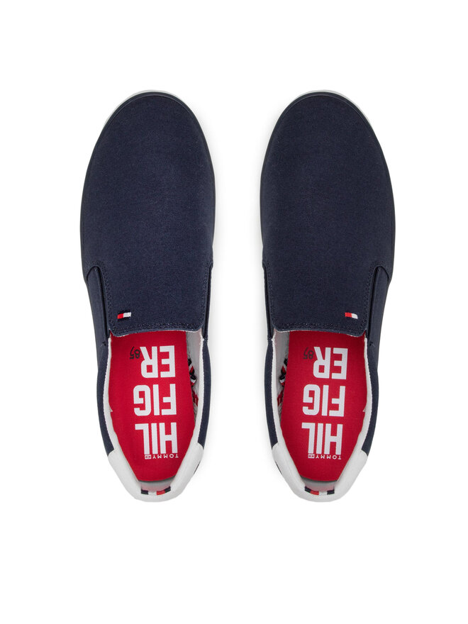 Tommy Hilfiger Tenisky Tommy Hilfiger Harlow 2D FM0FM00597 Tmavomodrá