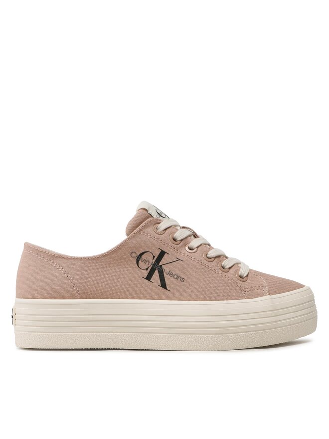 Calvin Klein Jeans Sneakers aus Stoff Calvin Klein Jeans Vulc Flatform Essential Mono YW0YW01030 Rosa