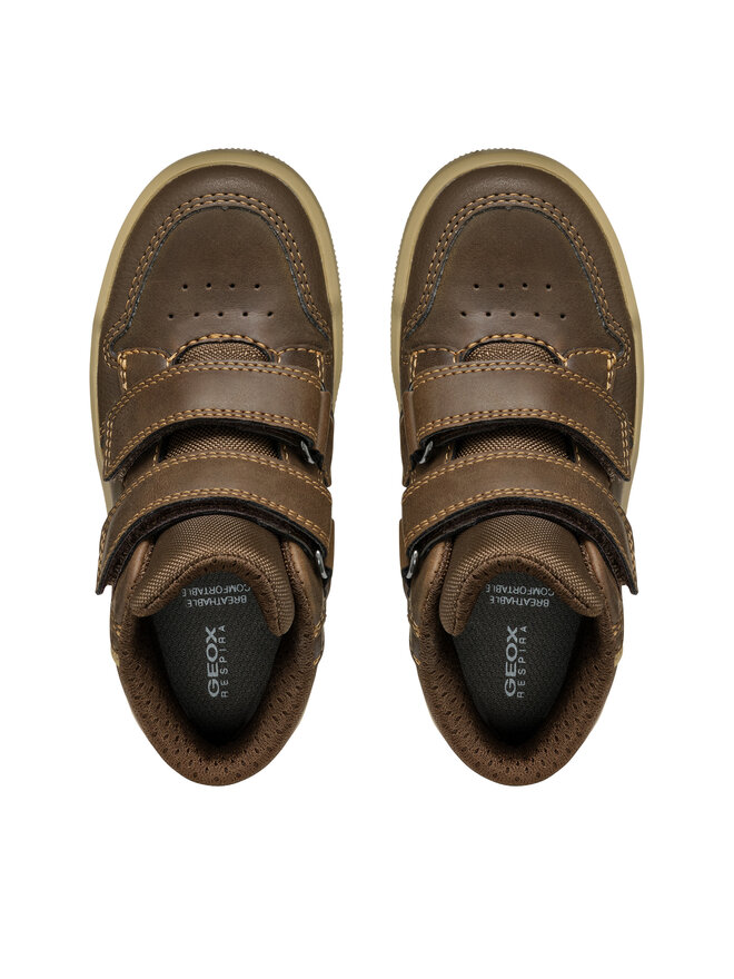 Geox Sneakersy Geox J Arzach Boy J364AB 0MEFU C6244 S Hnědá