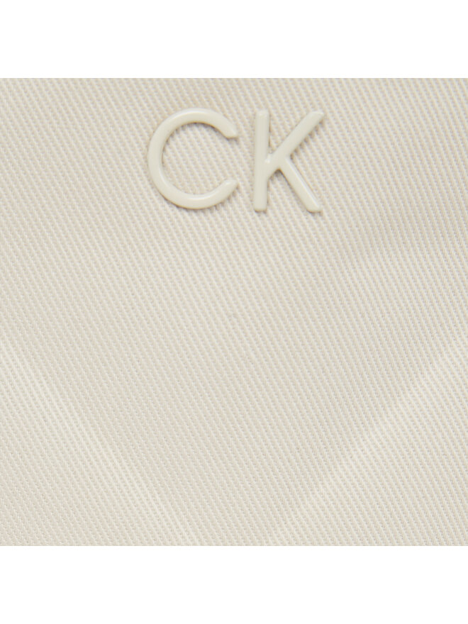 Calvin Klein Torbica Calvin Klein Quilt Shopper_Canvas K60K611756 K60K611756 Écru