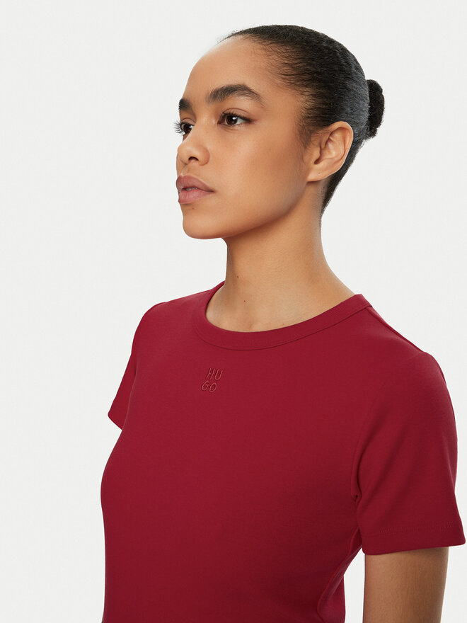 HUGO HUGO Camiseta Deloris 50512002 Rojo Regular Fit