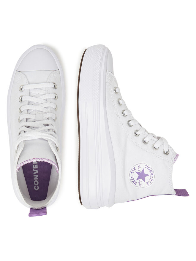 Converse Sneakers aus Stoff Converse CHUCK TAYLOR ALL STAR MOVE PLATFORM A03667C Weiß