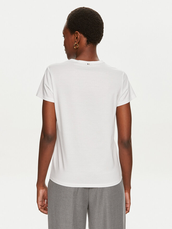 BOSS BOSS Camiseta Eventsa 50522209 Blanco Regular Fit