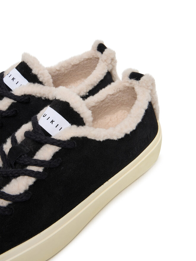 Inuikii Snīkeri Inuikii Shearling Low 1001.001.0242 Melns