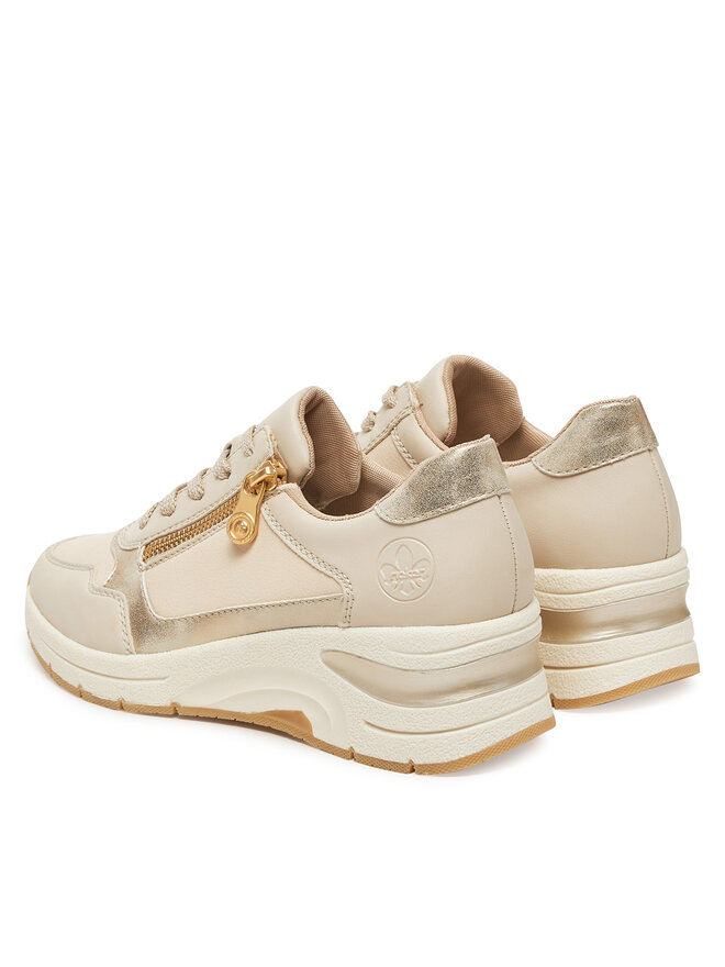 Rieker Sneakersy Rieker N9301-60 Écru
