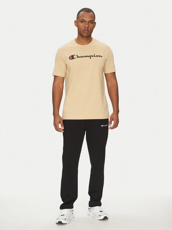 Champion Champion Marškinėliai 220256 Smėlio Regular Fit