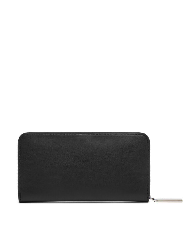 Calvin Klein Великий жіночий гаманець Calvin Klein Ck Re-Lock Large Zip Around LV04F1034G Чорний
