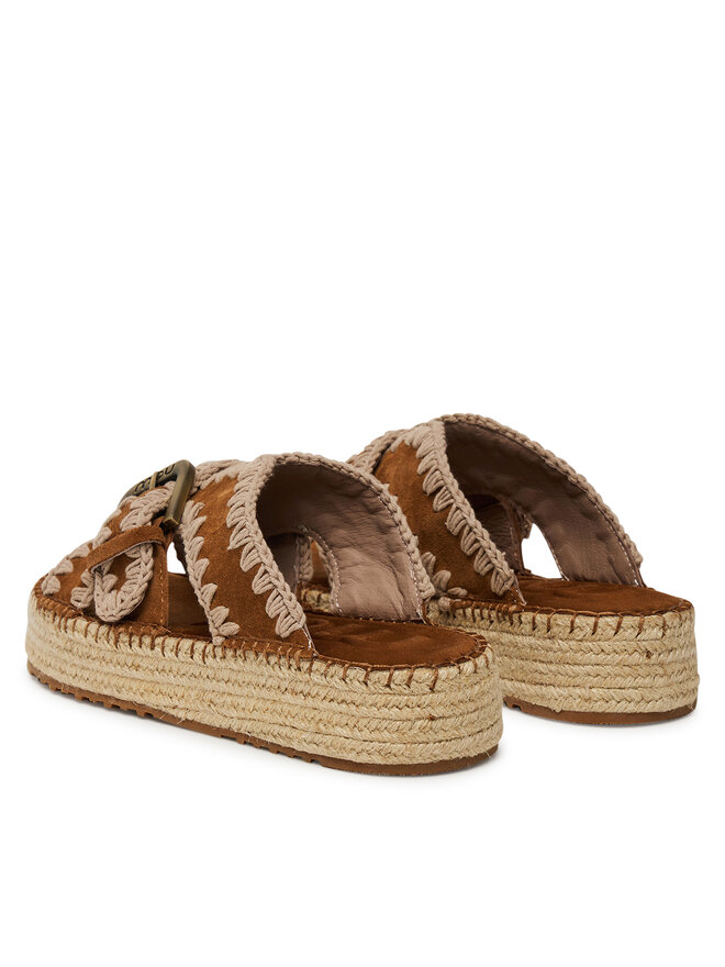 Mou Espadrilles Mou Jute sandal MU.SW641003A Braun