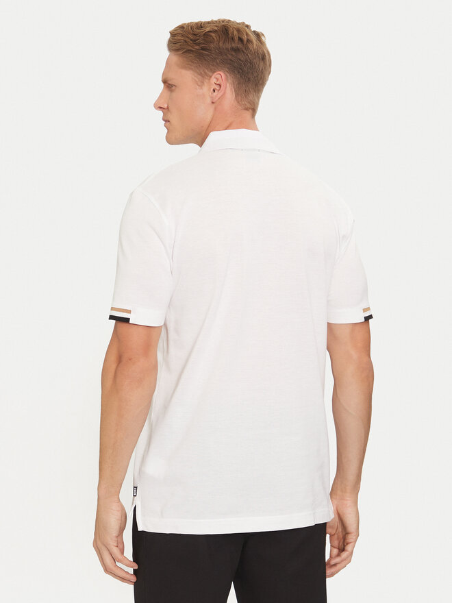 BOSS Boss Poloshirt Parlay 147 50467113 Weiß Regular Fit